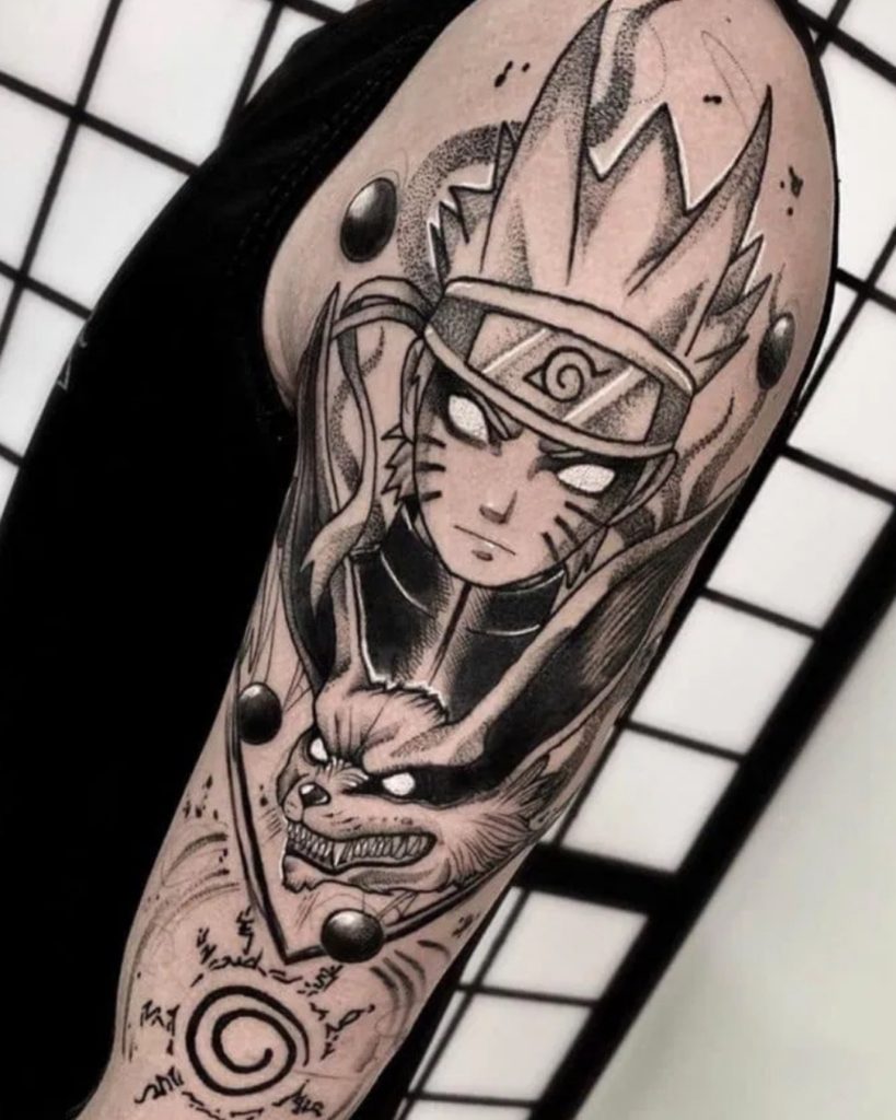 Naruto de 80 inspirações de tatuagens para quem ama o anime Jacke