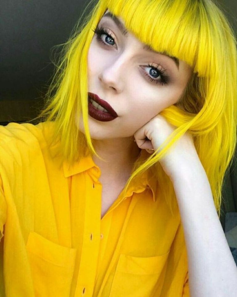 Cabelo Amarelo De Inspira Es Pra Voc Mudar De Cor Sem Medo Jacke Davis